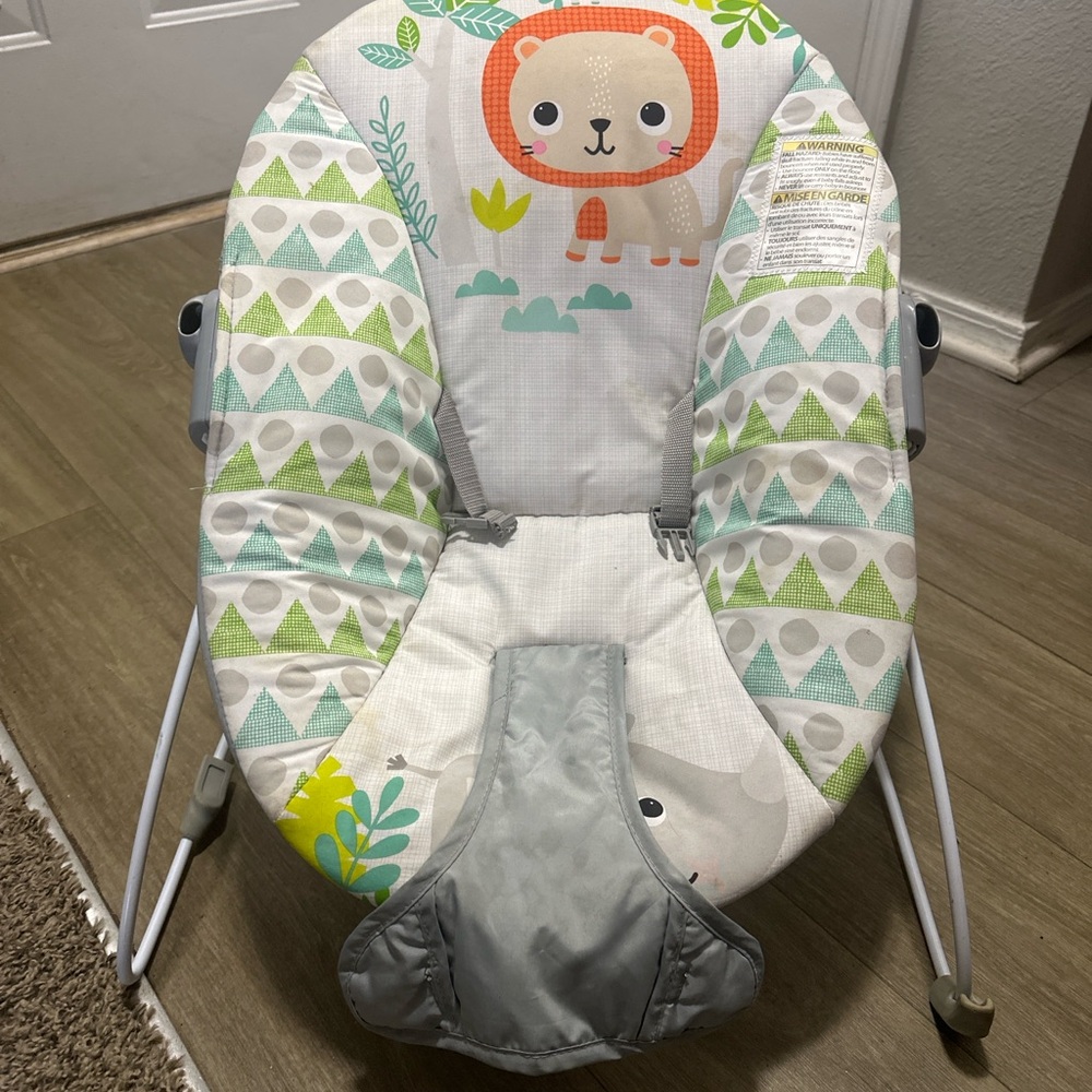 Baby Bouncer with Animal Print